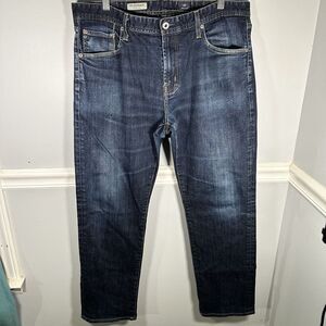 AG Adriano Goldschmied Jeans Men 36X34(31") The Graduate Tailored Leg Blue Denim